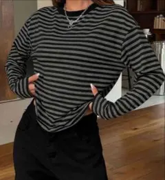 ボーダー ロンT y2k