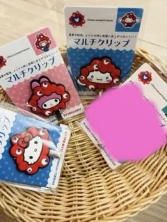ミャクミャク サンリオ ラバーマルチクリップ マイメロキティシナモン3点セット