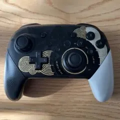 純正 Switch プロコン ゼルダの伝説 ティアキンエディション(ジャンク品)