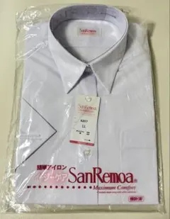 SanRemoa スクールシャツ 半袖 LL