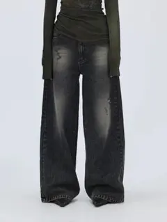 美伢FUZZYKON ポケ付きジーンズ