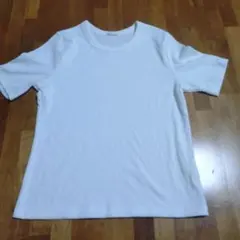 GU 半袖リブTシャツ ホワイト XLのサムネイル