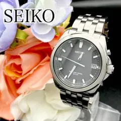 稼動 腕時計　SEIKO セイコー　ソーラー　メンズ　デイト　チタン　E20