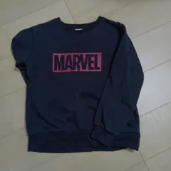 MARVEL トレーナー ブラック　裏起毛
