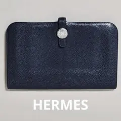美品】エルメス ドゴン ロング 長財布 ☐R 2014年 トゴ ウォレット 