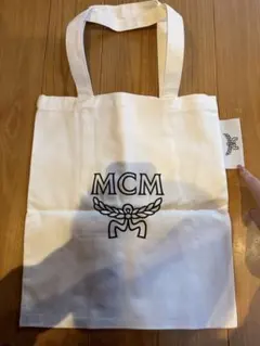 【非売品】MCM トートバッグ　ホワイトのサムネイル
