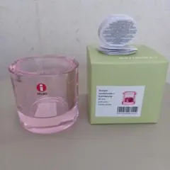 イッタラ カステヘルミ キャンドルホルダー ペールピンク廃盤色 新品