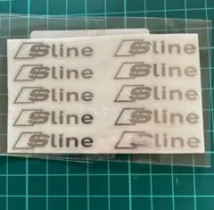 アウディ　Sline ステッカー　アルミ製　3D立体　車シール車用品10枚セット