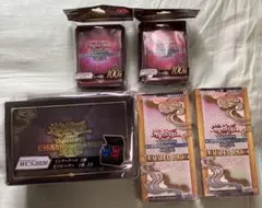遊戯王 wcs2026 デュエルセット スリーブ ラージクリア カードケース