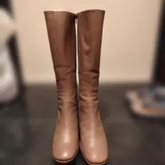 最終価格‼️Marie duo 本革　ロング丈　キャメル　小キズあり