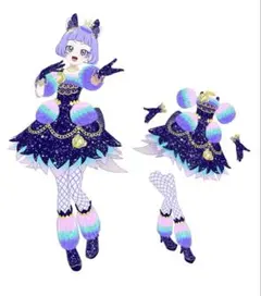 【じしんのアニマルツインチィ】ワンピ&シューズセット