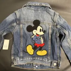 【新品未使用】ミッキーマウス　デニムジャケット　100cm 3歳