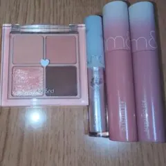 rom&nd アイシャドウパレットとリップセット