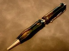 【期間限定セール】天然杢 ” 黒檀 ”高級ボールペン カッパーディテール