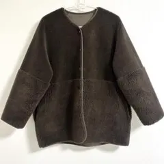 BEAUTY&YOUTH　ボア×フェイクムートン リバーシブルジャケット