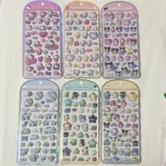 コットンパフィーシール サンリオ コンプセット