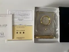 MIKIMOTO International 置時計 パール付