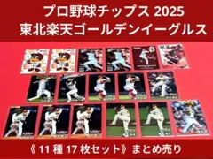 プロ野球チップス2025【東北楽天ゴールデンイーグルス】11種17枚セット