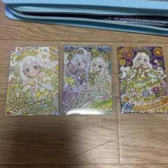 ひみつのアイプリ リング4弾 つむぎ クローバー サイン2 枚　おまけ付き