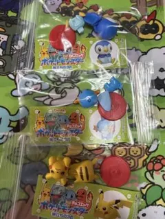 チョコエッグ　ポケモン　ポッチャマ　ミズゴロウ　ピカチュウ　セット