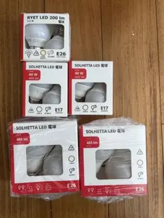 LED電球セット SOLHETTA & RYET 4箱〔8個〕