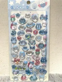 立体シール 3Dシール 透明な硬いタイプ