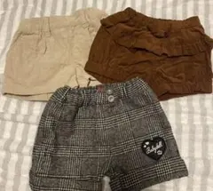 ベビー用 コーデュロイ ショートパンツ 80-90cm