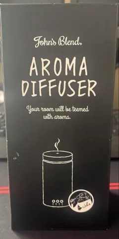 John’s Blend アロマディフューザー 新品 ブラック 超音波式