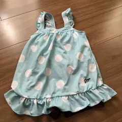 水玉模様 ワンピース水着