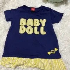 BABY DOLL フリルTシャツ 110cm
