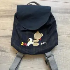 familiar ファミリア リュック くま チェック