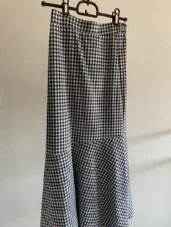 ギンガムチェック フレアスカート