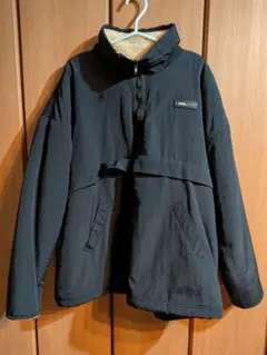 Java リバーシブル ハーフジップ ナイロン ボアオーバーサイズ ブルゾン