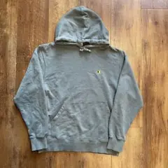00s champion c-boy緑刺繍ロゴスウェットパーカーフーディー　M