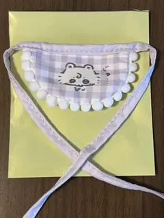 ちいかわベビー トレーディングミニよだれかけ モモンガ