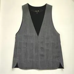Drawer FALL1 ヘリンボーン ノースリーブ Vネック ブラウスのサムネイル