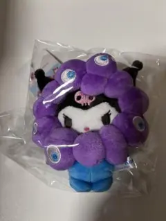 大阪万博ミャクミャクなりきりぬいぐるみ  カラビナ付キーホルダー クロミサンリオ