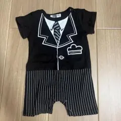 男の子　フォーマルロンパース
