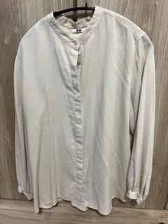 UNIQLO ベージュ 長袖シャツ XL