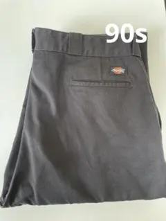 【超希少】古着 90s Dickies ブラック ワークパンツTALONジップ