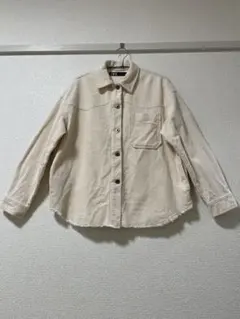 ZARA クリーム色 コーデュロイジャケット　XS レディース⭐︎美品⭐︎