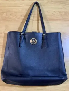 Michael Kors ブラックトートバッグ　通勤　就活　入園入学　A4サイズ