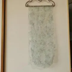 ナイロン100% 花柄マフラー