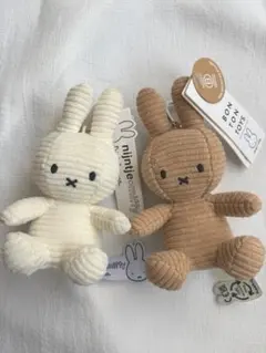 ミッフィー コーデュロイマスコットキーチェーン2点セット