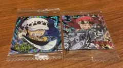 最新弾 ワンピースウエハース 6弾 トラファルガー•ロー ＆ ユースタス•キッド