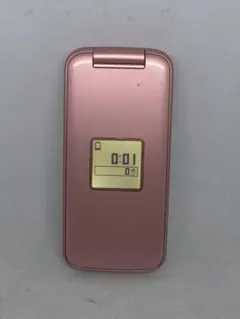 NTT docomo らくらくホン F-02J ピンク ガラケー 折りたたみ携帯