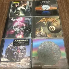ANTHRAX CD 6枚セット