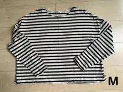 ハニーズCINEMACLUB ストライプショート丈Tシャツ　Mサイズ　新品未使用