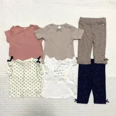 90cm 夏服　半袖　保育園着　まとめ売り