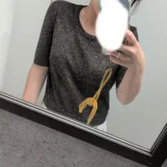 ジュエティ カラフルラメ シースルー ショートトップス jouetieのサムネイル